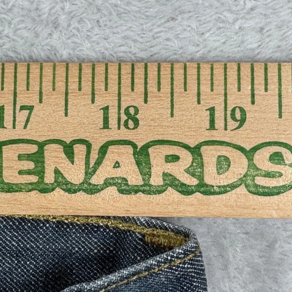 Levi's 507 Slim Boot Flap Pocket Jeans Men's 36x30 100% Cotton Medium Wash